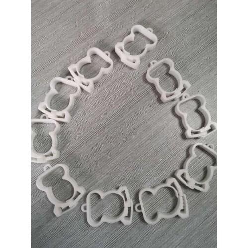 10pcs Nylon Durable Clamp Milking Tube& Twin Air Hose Fix Clip