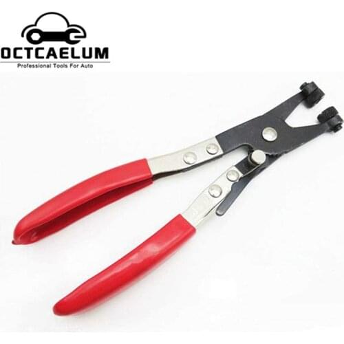 Hose Clamp Plier Swivel Jaws Ring Type Flat Band Hose Clamps Pliers AT2352