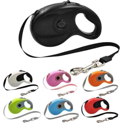 3/5/8M Retractable Dog Leashes Automatic Adjustable Extending Nylon Dogs Leash Rope For Puppy Cats Leash Walking Pet Accessories