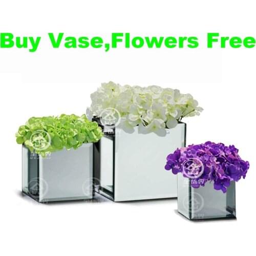 QSJHOME Glass Flower Vases