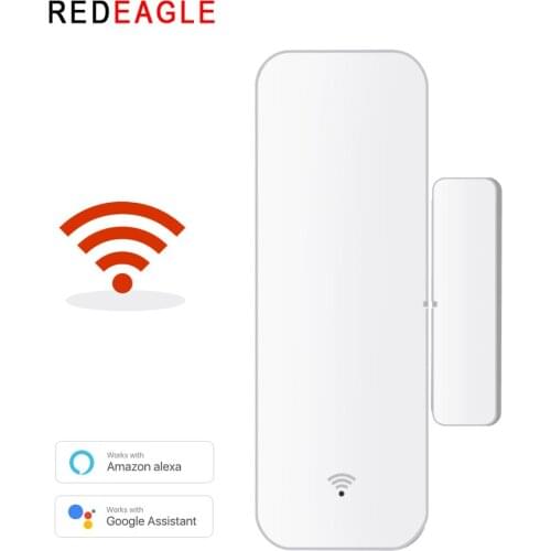 REDEAGLE Tuya Smart Life Wireless WiFi Door Window Sensor Open Closed Detectors App Notification Alert Security Alarm