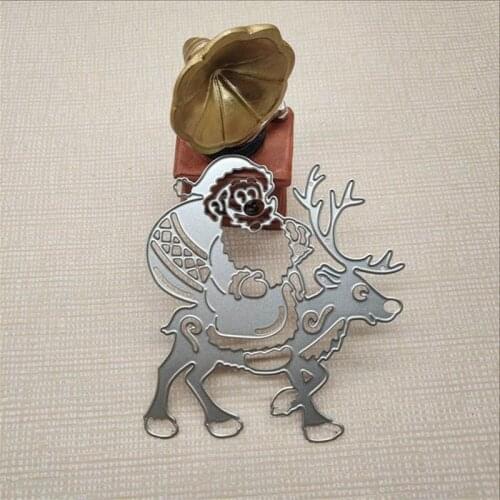Christmas Santa Deer Animal Metal Steel Cutting Dies for DIY Scrapbook Embossing Paper Craft Handmade Album Marry Christmas