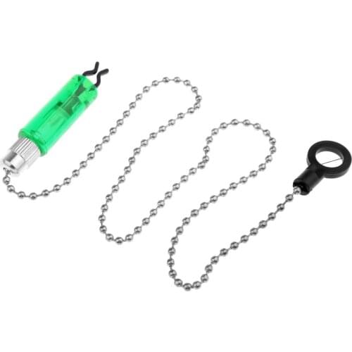 LED Illuminated Indicators Carp Fishing Alarm Chains Hanger Tackle Tools