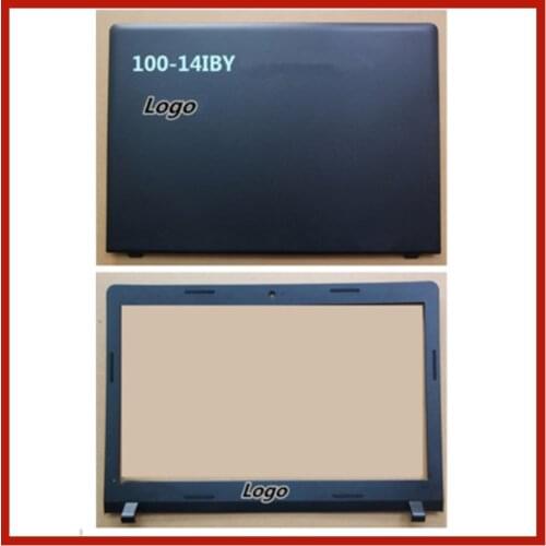 Laptop LCD Back Cover Bezel Frame Housing Case Hinges Braket power cable For Lenovo ideapad 100-14 100-14IBY