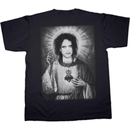 Robert Smith Goth God Print Ladies Fit T Shirt