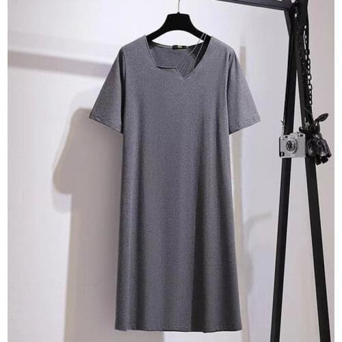 Size 6XL 150KG Summer Long Dress Women Sleeveless Dresses O Neck Ladies Casual Large Beach Dress Home Wear Sleepdress