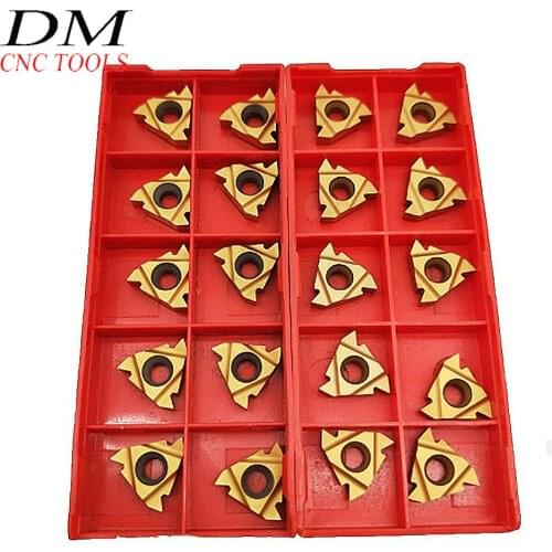 10 pcs16ER AG60 / 16IR AG60 BP010 CNC Lathe indexable carbide inserts lathe cutting tools High quality