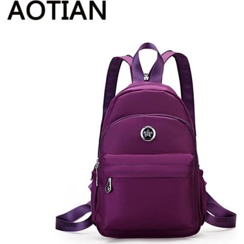 2020 Mini Backpacks For Girls Back Bag Women Nylon Waterproof Small Pretty Shoulder Bag Feminine Backpack Bolsas Femininas