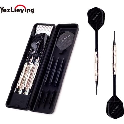 3pcs/carton High Quality Professional 16g Steel, Copper, Aluminum Shaft Soft Dart Toy Dartboard