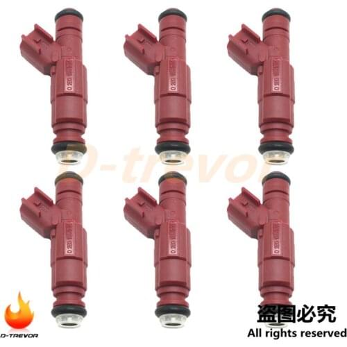 6PCS Fuel Injector 0280155934 53031740AA for Dodge Dakota Durango Ram 1500 2500 3500 Van 5.9L