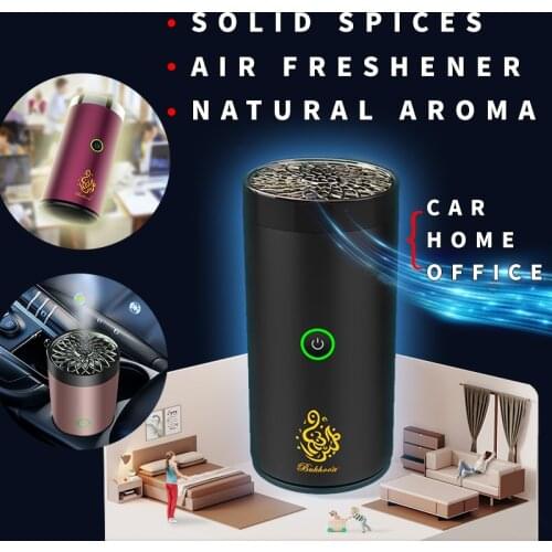 Arabic Mini Car Electronic Censer Middle East Incense Burner Air Freshener Bukhoor Burner Distributor Aroma Electric Home Decor