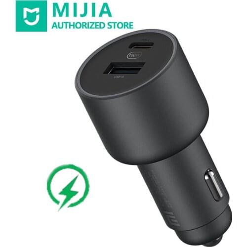 Xiaomi car charger 100W fast charging 5A 1A1C AUSB-C / USB-A / 8W dual-port output mobile phone charging adapter, compatible wit