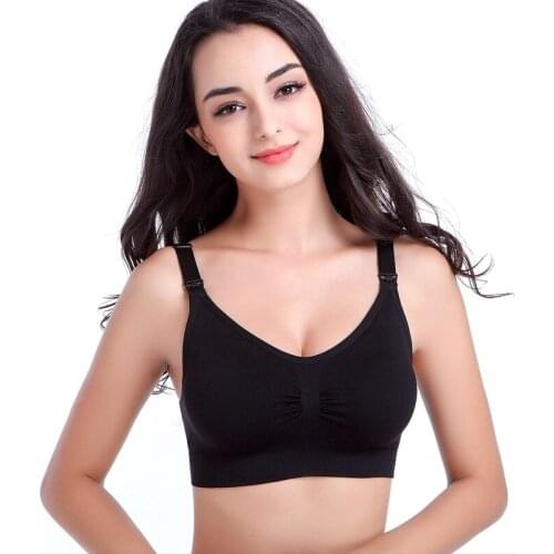 Wire Free Pregnant Women Sleeping Bras Mum Maternity Feeding Cotton Yoga Sport Bras FY-f39s