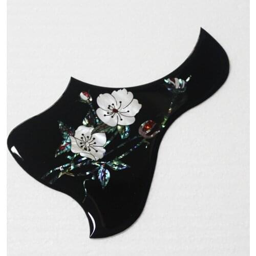 2.0mm thickness celluloid self sticker acoustic guitar pickguards