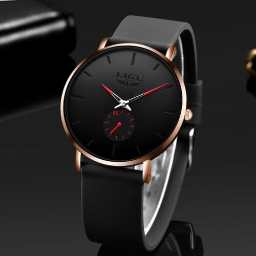 2020LIGE New Silicone Watches Mens Casual Fashion Sport Waterproof Clock Top Brand Luxury Quartz Men Watch Relogio Masculino+Box