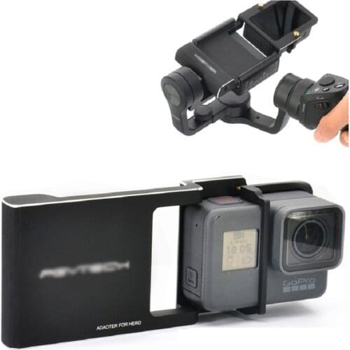 DJI OSMO Mobile Gimbal Bracket Connection Aluminum Alloy Adapter Mount Switch Plateboard for GoPro Hero 5 4 3 3