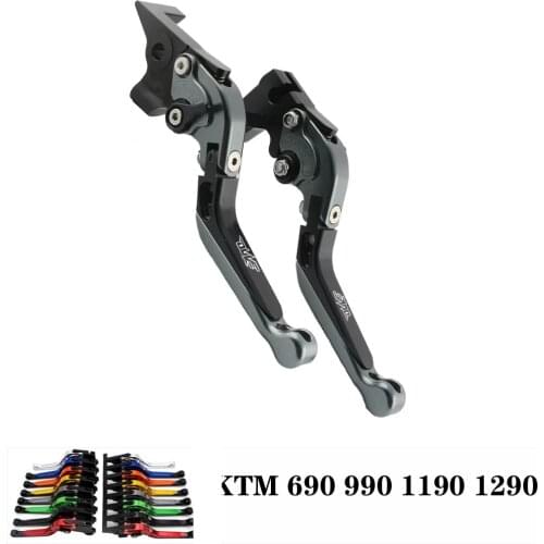 For KTM 690 990 1190 1290 DUKE RC8/R SUPER DUKE R CNC Motorcycle Folding Handle Adjustable Brake Clutch Lever