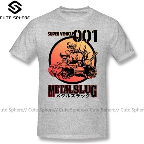 Metal Slug T Shirt Super Vehicle T-Shirt Fashion Graphic Tee Shirt 100 Cotton Man 4xl Short-Sleeve Funny Tshirt