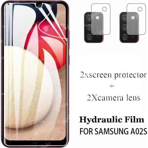 Hydrogel Film for Samsung Galaxy A02s Perfect touch Clear samung a02s Screen Protectors Gelaxi a02 s sm-a025f/ds Camera Len Film