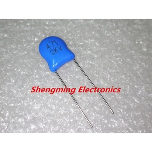 100pcs 2KV 471K 470PF 2000V high voltage ceramic capacitors
