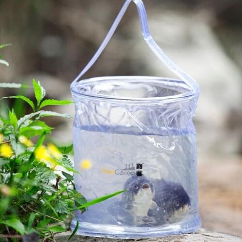 Laminated Folding Bucket Transparent for Outdoor Washing Car Basin Portable Fishing Bucket Camping Car collapsible Mop Bucket