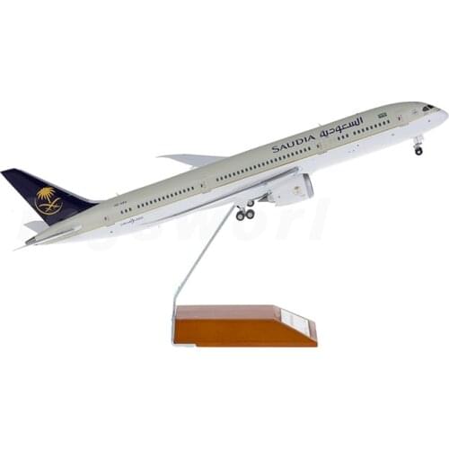 Diecast 1/200 Scale B787-9 HZ-ARA for Saudi Airline Airplane Toy Aircraft Alloy Plane with Landing Gear Model Souvenir Ornaments