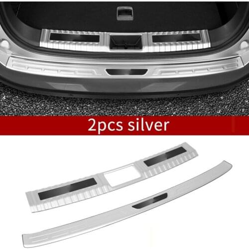 For FAW BESTURN T99 2020 Threshold strip welcome pedal trunk Rear guard stainless steel