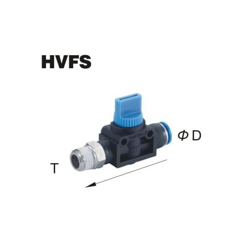 HVFS 04 06 08 Plastic check valve push-in pneumatic fittings Pneumatic Connector HVFS 04-01 04-02 04-03 06-01 06-02 06-03 06-04