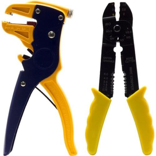 POWERMASTER YK-PR-04 TERMINAL CRIMP PENSESİ + CABLE STRIPPING PENSESİ + TIP SET