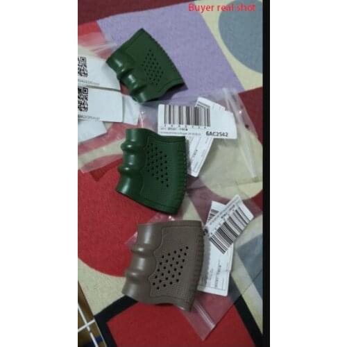 Handgun Rubber Military Accessory Sleeve Anti Slip Airsoft shooting Hunting Black Green Khaki Gun Grip Glove Protect Cover