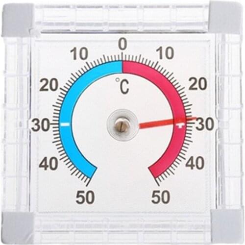 Temperature Thermometer Window Indoor Outdoor Wall Greenhouse Garden Home Graduated Disc Measurement