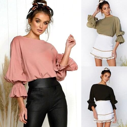 Tino Kino Openwork Blouses