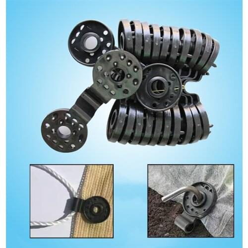 1/5/10pcs Sunshade Net Clip Garden Tools Greenhouse Shade Cloth Fix Clamp Plastic Grommet Fence Netting Installation Hook