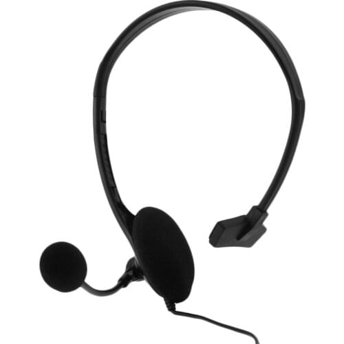 1pc Monaural Headphone Professional Single-sided Gaming Headset Earphone With Microphone Mic For XBOX ONE PS4 For Pc Video Game