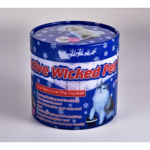 2020 Christmas Wicked Ball 2nd Generation Anti-Bite Waterproof Pet Toy Magic Roller Ball USB Pet Ball LED Rolling Flash Fun Ball