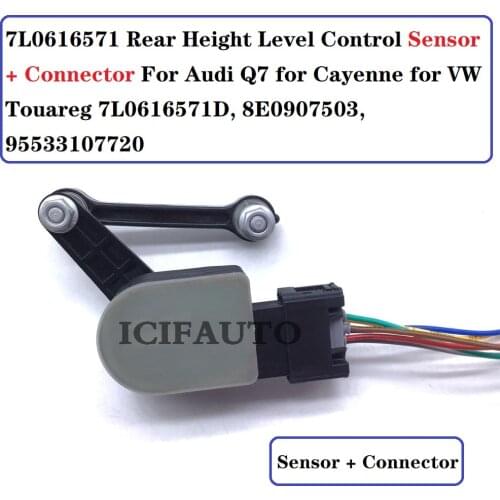 7L0616571 Rear Height Level Control Sensor Connector For Audi Q7 for Cayenne for Touareg 7L0616571D, 8E0907503, 95533107720