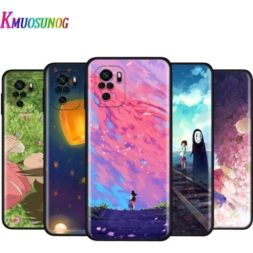 Silicone Cover Anime Spirited Away For Xiaomi Redmi Note 10 10S 9T 9S 9 8T 8 7 7S 6 5A 5 4 4X 5G Pro Max Phone Case