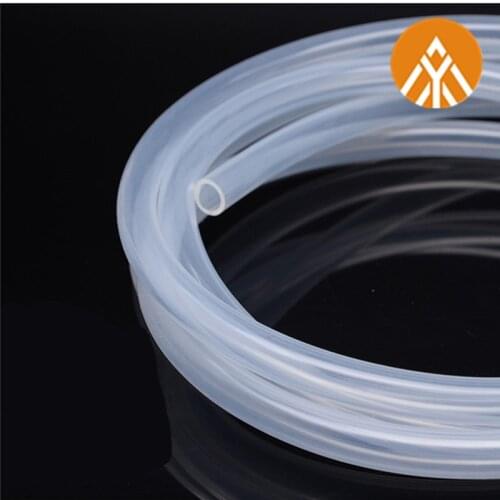 4 Meters Food Grade Transparent Silicone tube/hose 10 12 16 18 20 25 31mm Flexible Rubber Hose Beer Pipe Milk Hose