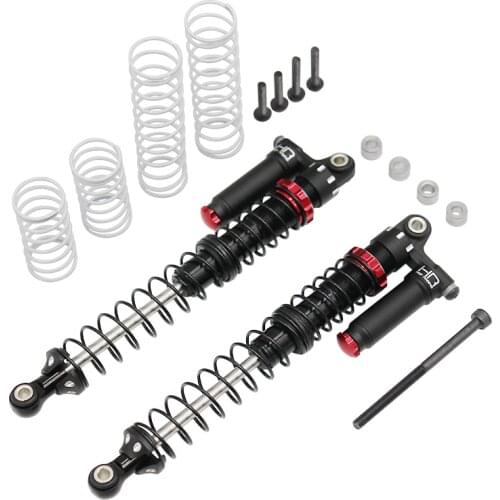 HR Aluminum 110mm piggyback shock absorber with adjustable rebound for 1/10 rc car crawler