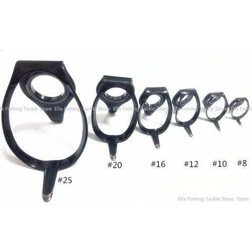 LRX Guide Set 2 bags ( 12pcs ) repair Guide Fishing Rod parts repair guide with Alconite Ring