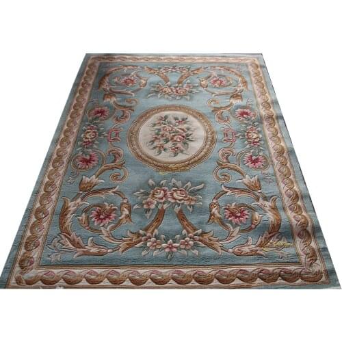 Savonnerie luxury carpet Traditional Savonnerie Inspired Needlepoint New Listing carved Rectangular New Knitting savonnerie