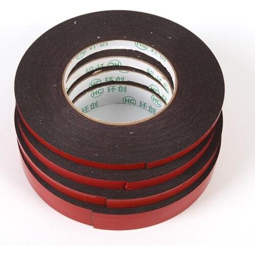 Red Strong Permanent Double Sided Super Sticky Tape Roll For Vehicle Car Double-sided Ddhesive