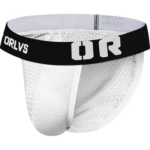 2020 ORLVS Brand Underwear Briefs Men Mesh Underpants Cueca U Pouch Male Panties Mens Briefs Ropa Interior Hombre OR208