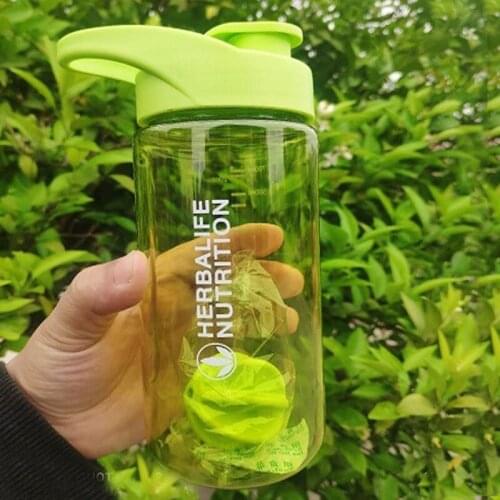 New arrival 3 Candy color 700ml Fashion Portable Space Herbalife Nutrition Custom shake water Bottle