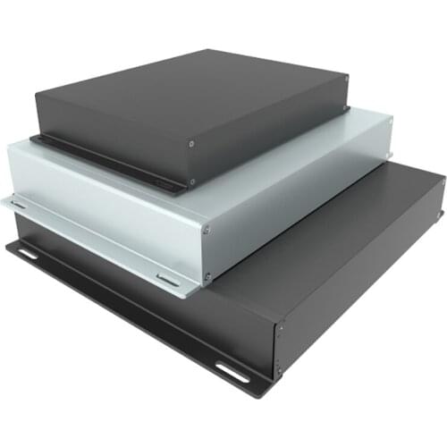 Project Electric Box Instrument Case Black Enclosure PCB Services Box Anodized Aluminum G01 235*35mm