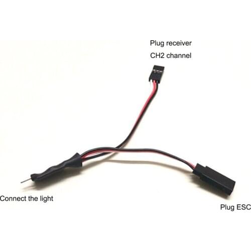 Professional Brake Light Linkage Switch Control Module for RC Model Car Brake Light Modification Spare Parts