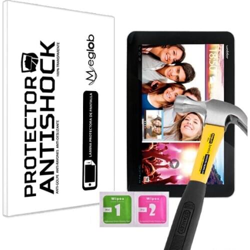 Screen protector Anti-Shock Anti-scratch Anti-Shatter compatible with Tablet Wolder miTab Evolution W2