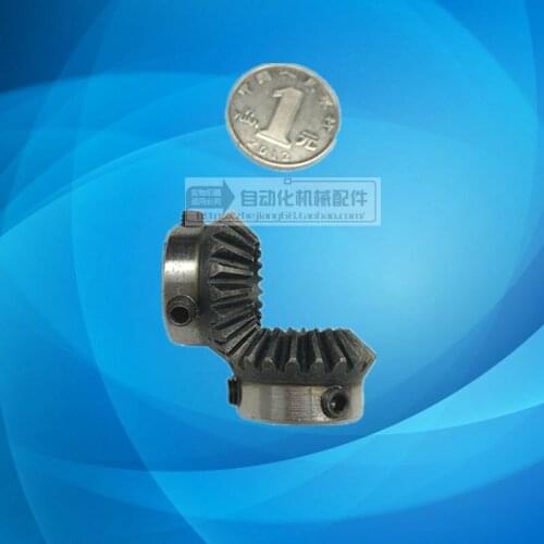 90 Degree Right Angle Reversing Bevel Gear 1:1 Tooth Surface High Frequency Quenching Transmission 45 Steel Bevel Gear Set