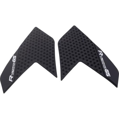 Motorcycle Tank Pad Rubber Knee Grip Lateral Protectors Traction Grip Kit Left & Right for R1200GS (Not ADV) 2013-2018
