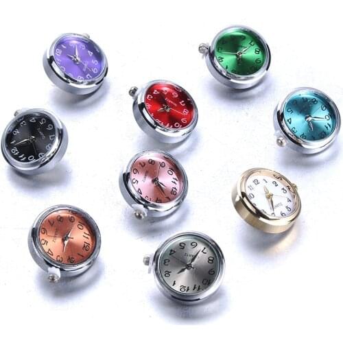 DIY 18mm Glass Watch Snap Interchangeable Jewelry Accessory Can Move Replaceable Snap Buttons Jewelry for Snaps Bracelet